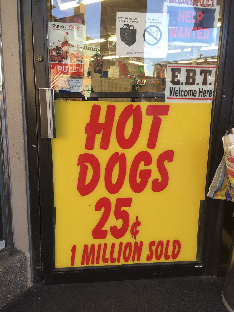Hot dogs in Newburyport