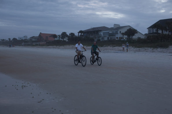 Bikes on beach