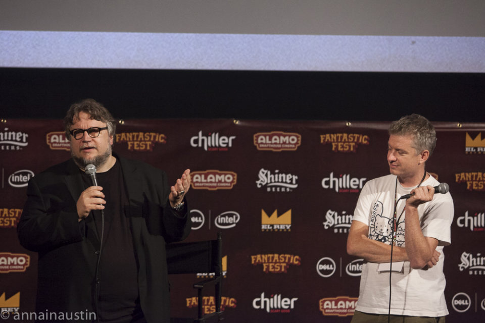 Guillermo del Toro and Tim League, Q&A Secret Screening of Crimson Peak, Fantastic Fest 2015-0421